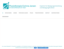 Tablet Screenshot of corinnajansen.de